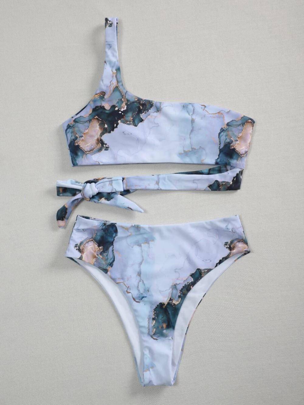 2021 New Marble Print Push up Bikinis OUT0821 2021 New Marble Print Push up Bikinis OUT0821