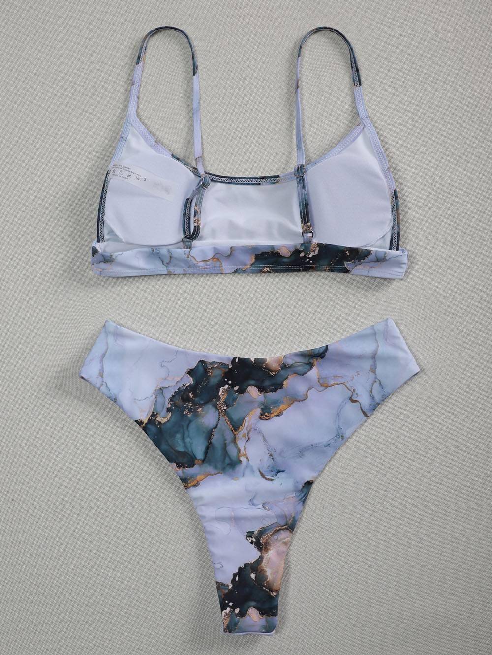 2021 New Print Sport Bandeau Push up Bikinis Sexy Marble Women Swimsuit High Waist Swimwear Women bathing suit Beach wear 2021 New Print Sport Bandeau Push up Bikinis Sexy Marble Women Swimsuit High Waist Swimwear Women bathing suit Beach wear