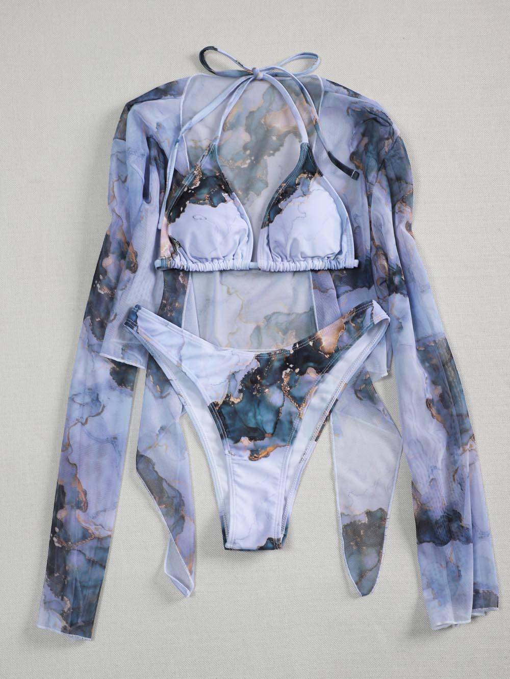 2021 New Marble Print Push up Bikinis OUT0821 2021 New Marble Print Push up Bikinis OUT0821