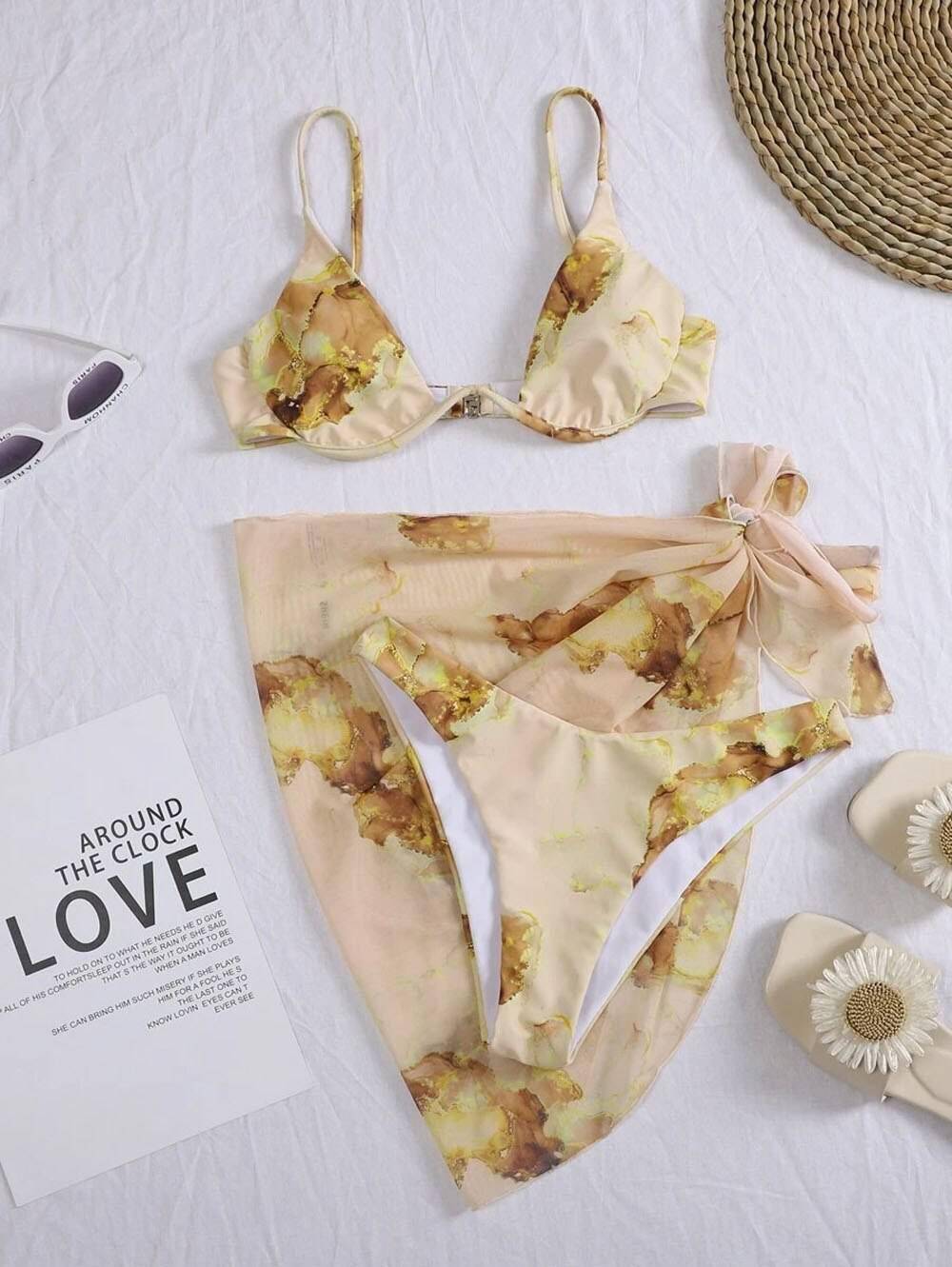 2021 New Print Sport Bandeau Push up Bikinis Sexy Marble Women Swimsuit High Waist Swimwear Women bathing suit Beach wear 2021 New Print Sport Bandeau Push up Bikinis Sexy Marble Women Swimsuit High Waist Swimwear Women bathing suit Beach wear