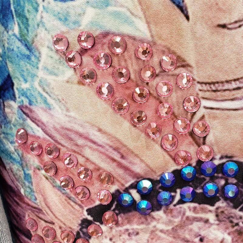 Sequin Floral Embroidery Denim Jacket With Boho Style