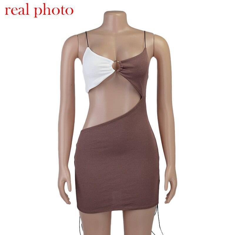Cryptographic Spaghetti Strap Drawstring Ruched Cut-Out Sexy Backless Mini Dress for Women Club Party Sleeveless Dresses Bodycon Cryptographic Spaghetti Strap Drawstring Ruched Cut-Out Sexy Backless Mini Dress for Women Club Party Sleeveless Dresses Bodycon