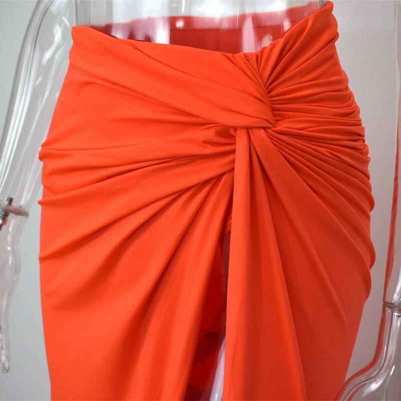 NewAsia Sexy Party 2 Piece Set Women Plus Size Crop Top Twist Side Split Long Skirts Matching Sets Club Two Piece Outfits 2021 NewAsia Sexy Party 2 Piece Set Women Plus Size Crop Top Twist Side Split Long Skirts Matching Sets Club Two Piece Outfits 2021