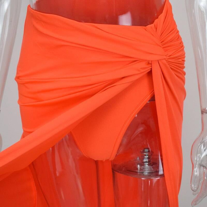 NewAsia Sexy Party 2 Piece Set Women Plus Size Crop Top Twist Side Split Long Skirts Matching Sets Club Two Piece Outfits 2021 NewAsia Sexy Party 2 Piece Set Women Plus Size Crop Top Twist Side Split Long Skirts Matching Sets Club Two Piece Outfits 2021