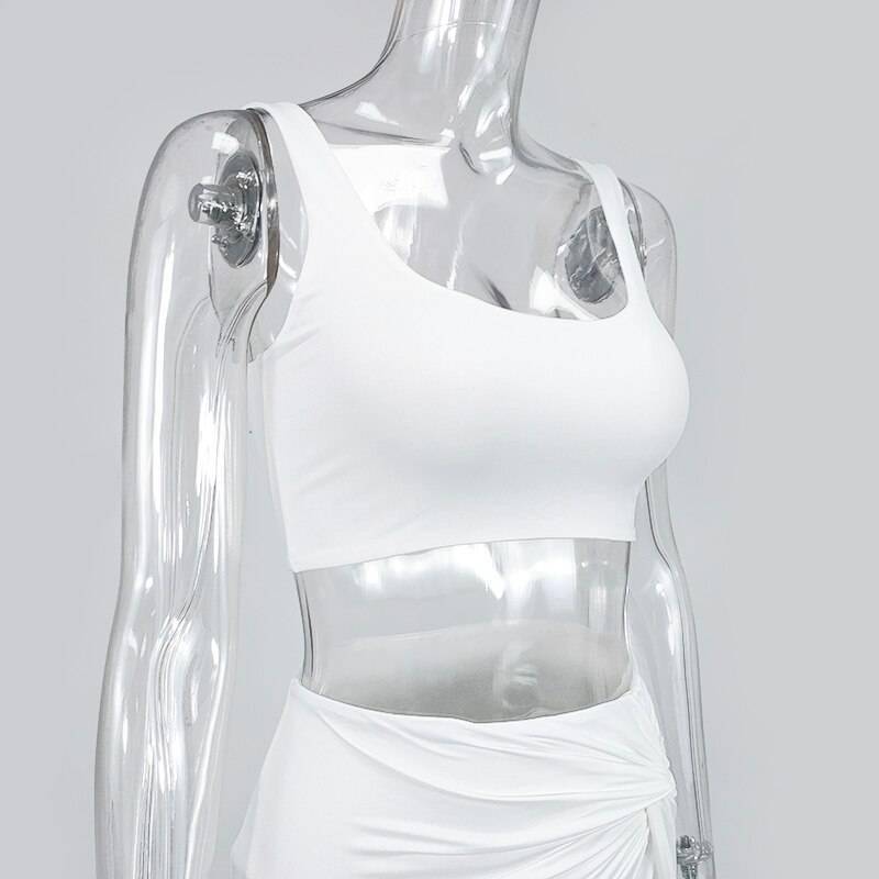 NewAsia Sexy Party 2 Piece Set Women Plus Size Crop Top Twist Side Split Long Skirts Matching Sets Club Two Piece Outfits 2021 NewAsia Sexy Party 2 Piece Set Women Plus Size Crop Top Twist Side Split Long Skirts Matching Sets Club Two Piece Outfits 2021