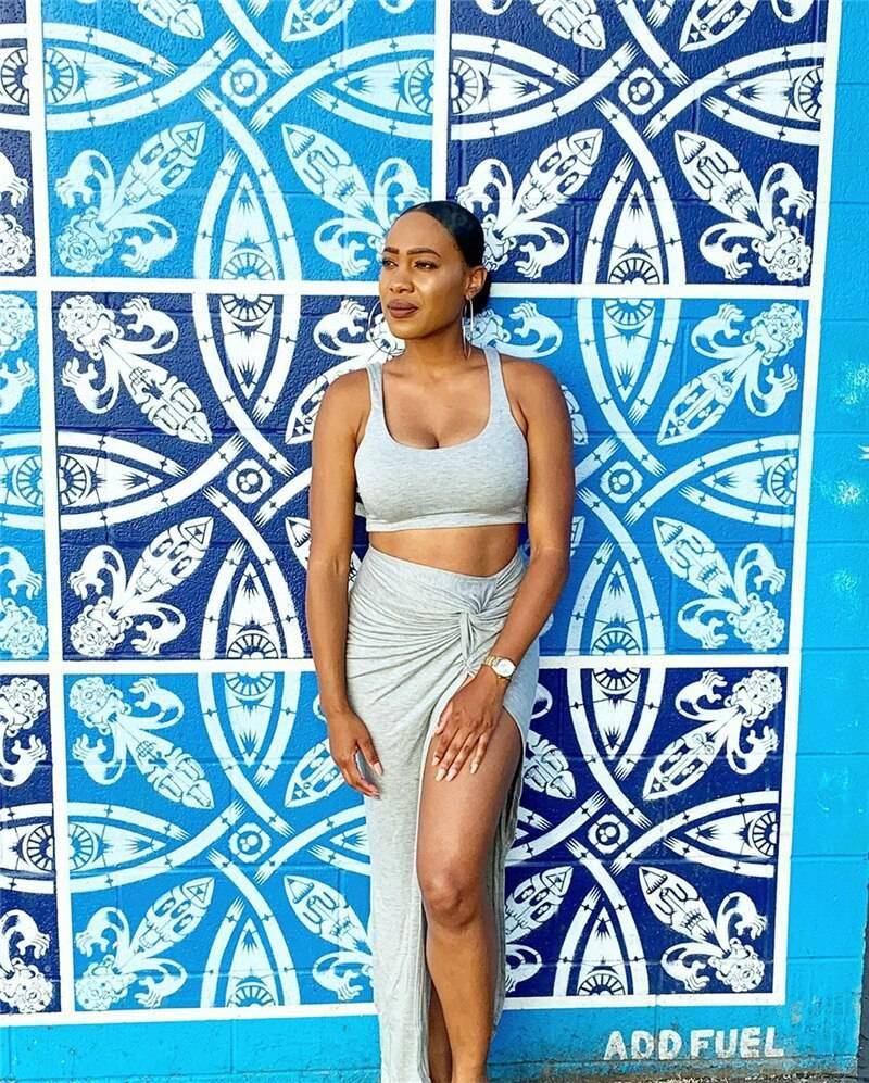 FREE SHIPPING Club Two Piece Outfits 2021 Crop Top Twist Side Split Long Skirts OUT0856 FREE SHIPPING Club Two Piece Outfits 2021 Crop Top Twist Side Split Long Skirts OUT0856