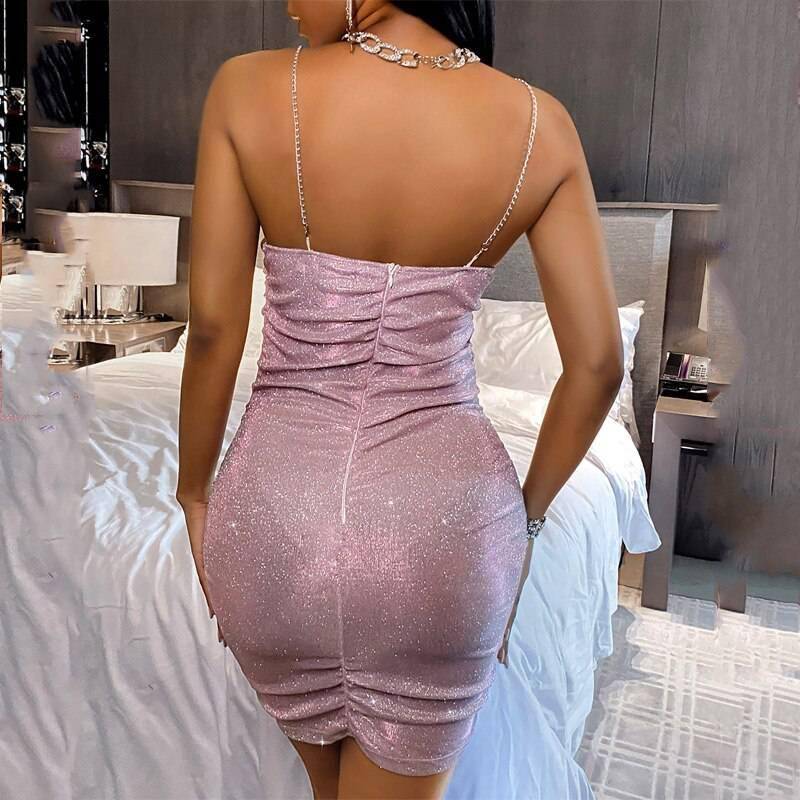 Sequins Short Dress Spaghetti Strap Slim Fit Bodycon Party Dress OUT0858 Sequins Short Dress Spaghetti Strap Slim Fit Bodycon Party Dress OUT0858