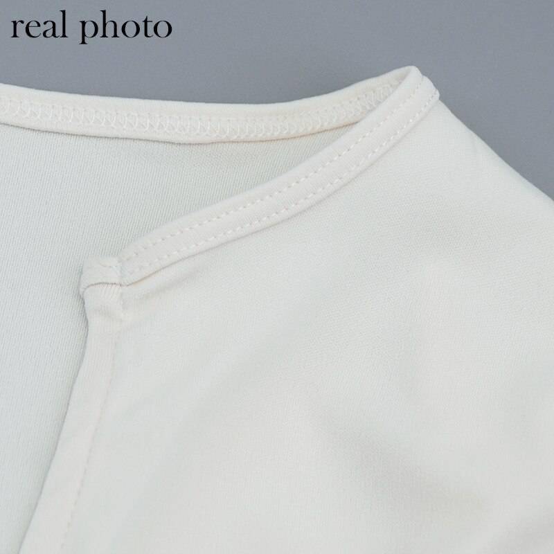 Simenual Ruffles Ruched Drawstring Club Women Matching Sets Long Sleeve Sexy Party Skinny V Neck Top And Skirts 2 Piece Outfits